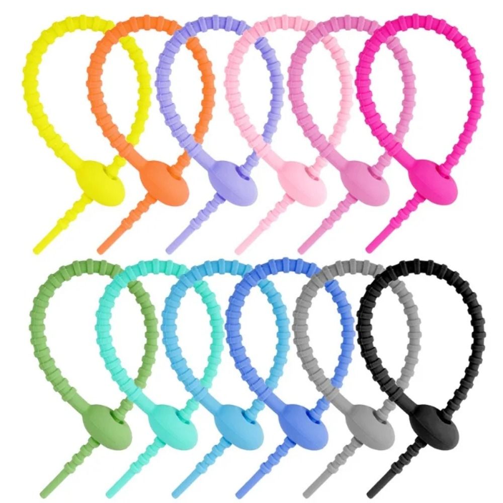 Cable Winder Keychain - 10 adet/takım Tadpole şekilli kablo sarıcı