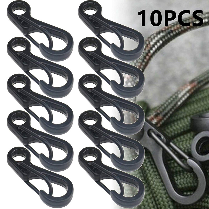 Edc Carry Kit - 10 adet/grup Mini Karabina Paracord Taktik