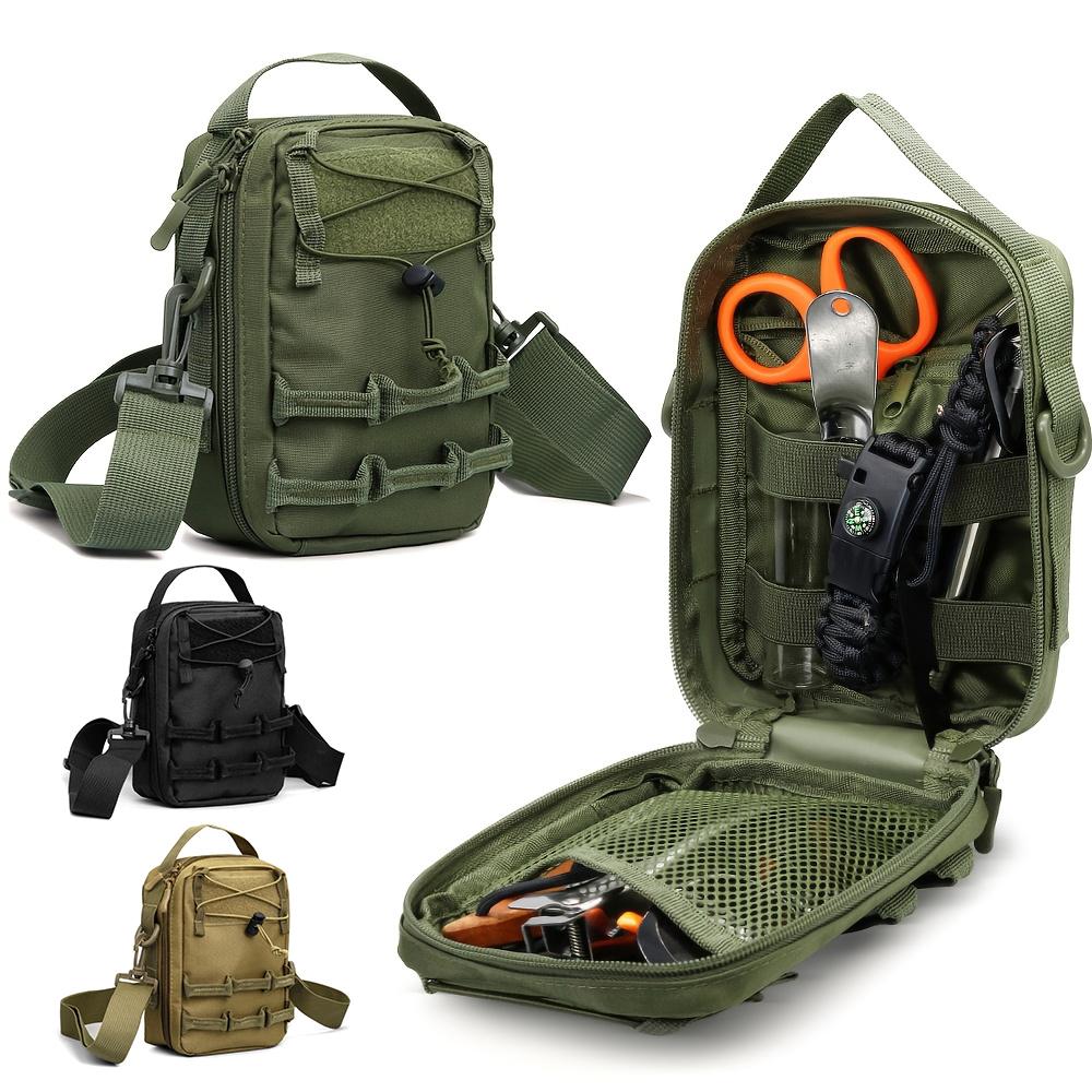 Edc Carry Belt - Omuz Askılı Taktik Molle Çantası, Açık