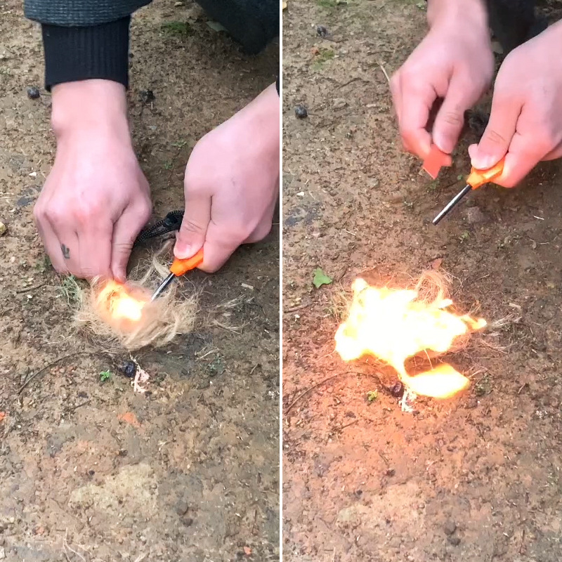 Açık Hava Hayatta Kalma Çakmak - Ferro Rod Striker incelemesi ve fiyatı