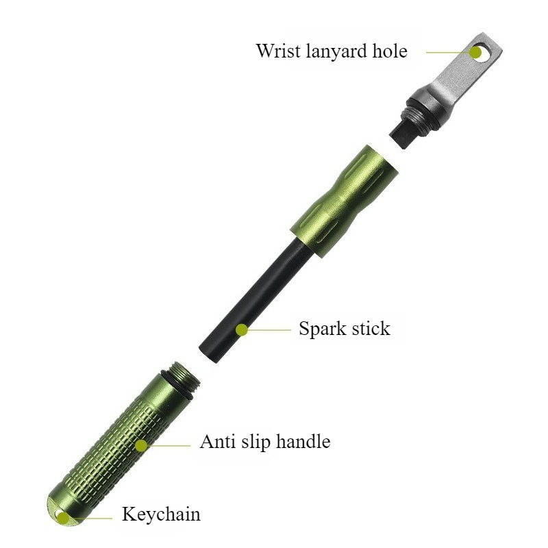Taşınabilir Su Geçirmez Çakmak - Ferro Rod Striker incelemesi ve fiyatı