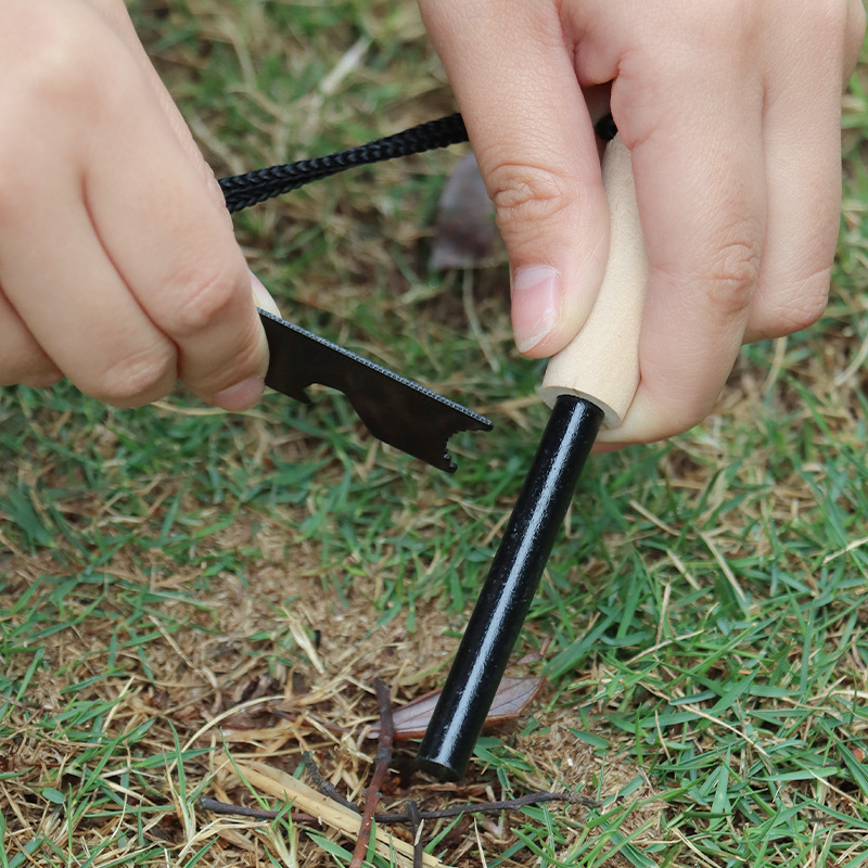 Taşınabilir dış mekan çakmak t - Ferro Rod Striker incelemesi ve fiyatı