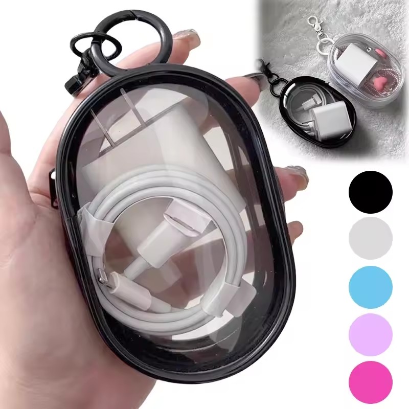 Çok Fonksiyonlu Şeffaf Veri Ka - Cable Winder Keychain incelemesi ve fiyatı