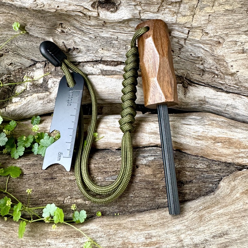 Altıgen Firestone Çubuk Ahşap  - Ferro Rod Striker incelemesi ve fiyatı