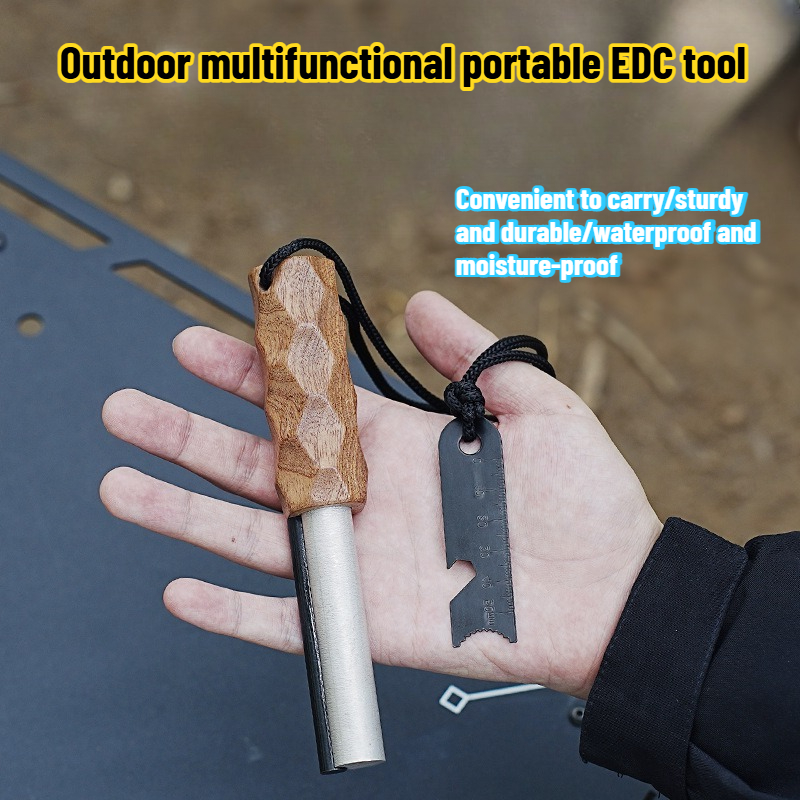 Shabili Ahşap Saplı Açık Hava  - Ferro Rod Striker incelemesi ve fiyatı